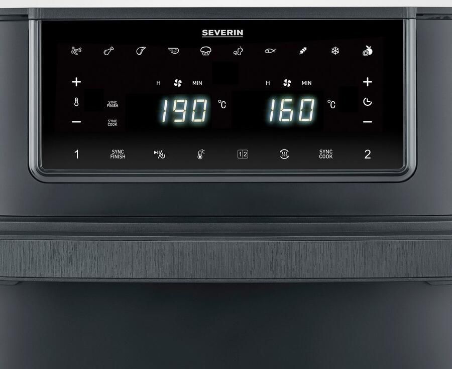 Severin Airfryer FR 2490 9 l "Flex Max Dual" - Foto 7