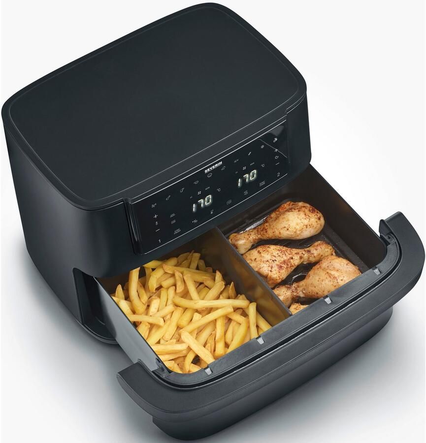 Severin Airfryer FR 2490 9 l "Flex Max Dual" - Foto 5