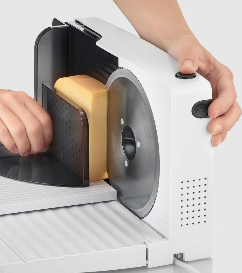 Severin AS 3912 Snijmachine Compact opvouwbaar model met DC motor Solingen RVS snijmes - Foto 3