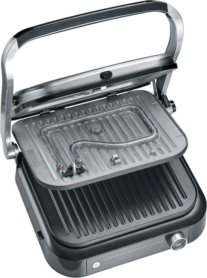 Severin KG2395 Contactgrill SEVINI Pro 7 Automatische programma's ILAG non stick coating tot 230 °C - Foto 12