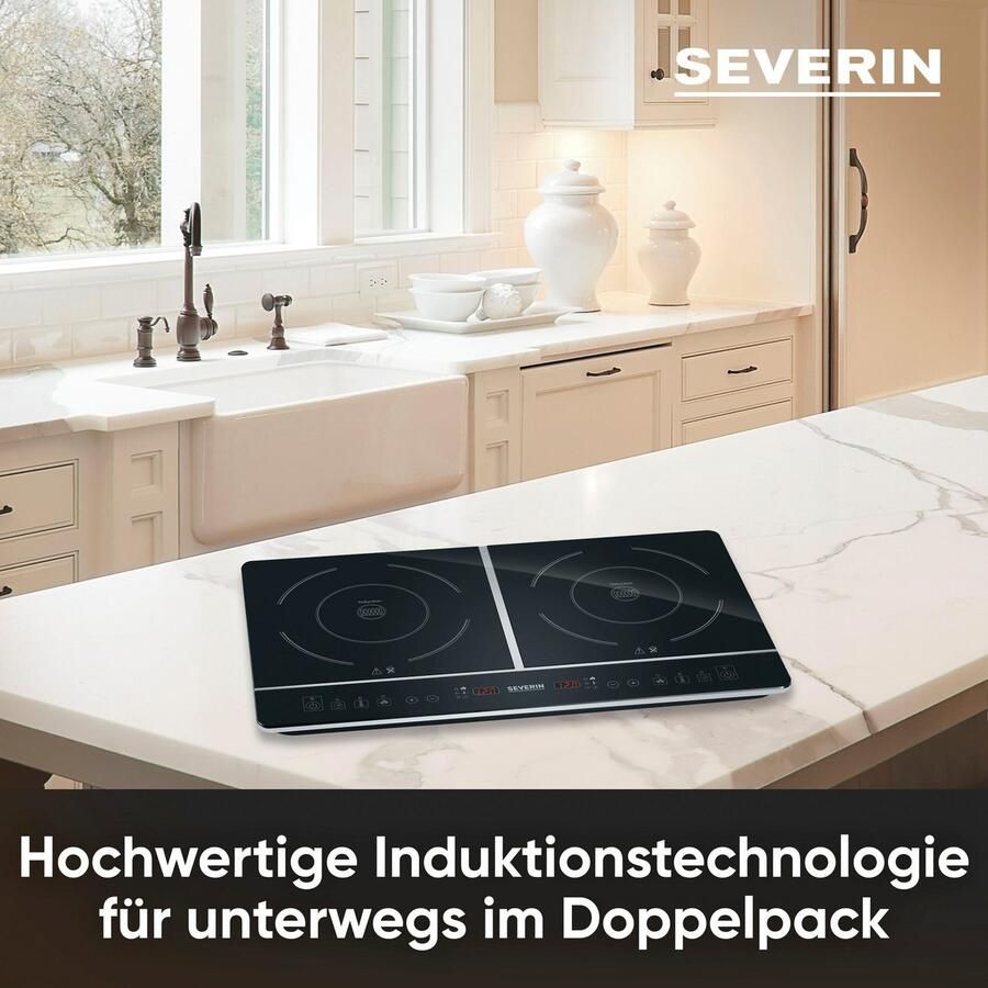 Severin DK1031 Dubbele inductiekookplaten | Vrijstaande kookplaten | Keuken&Koken Kookplaten | DK1031 - Foto 3