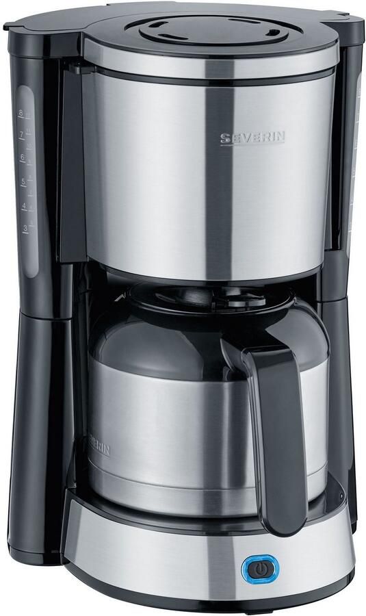 Severin KA 4847 Filterkoffiezetapparaat 1 l Gemalen koffie 1000 W Zwart Roestvrijstaal - Foto 8