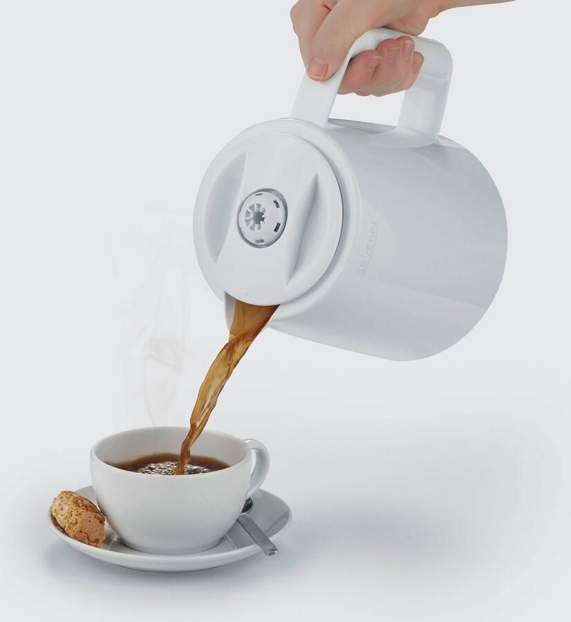 Severin Filterkoffieapparaat KA 9314 Duo filter koffiezetapparaat met 2 thermoskannen 1 l - Foto 6
