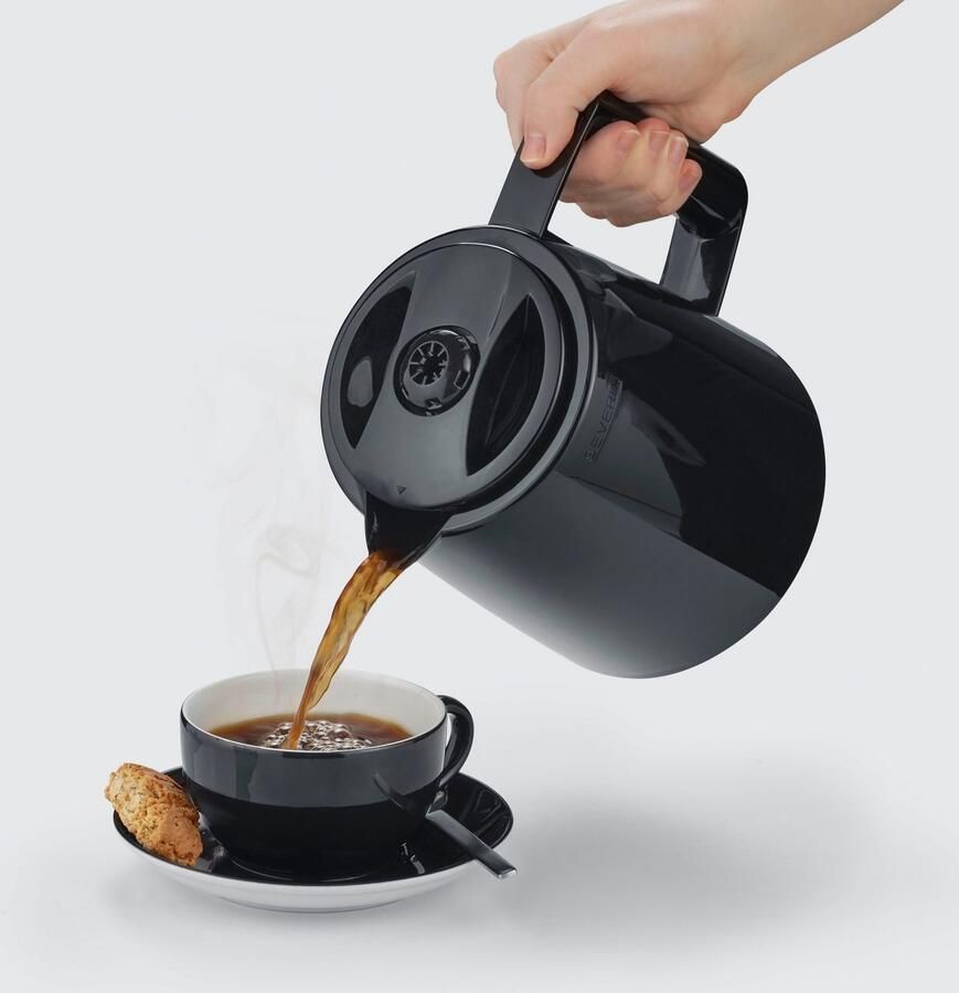 Severin Duo Koffiezetapparaat 2x 8 Koppen KA 9315 zwart 16 - Foto 2