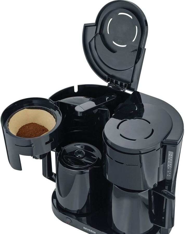 Severin Duo Koffiezetapparaat 2x 8 Koppen KA 9315 zwart 16 - Foto 10