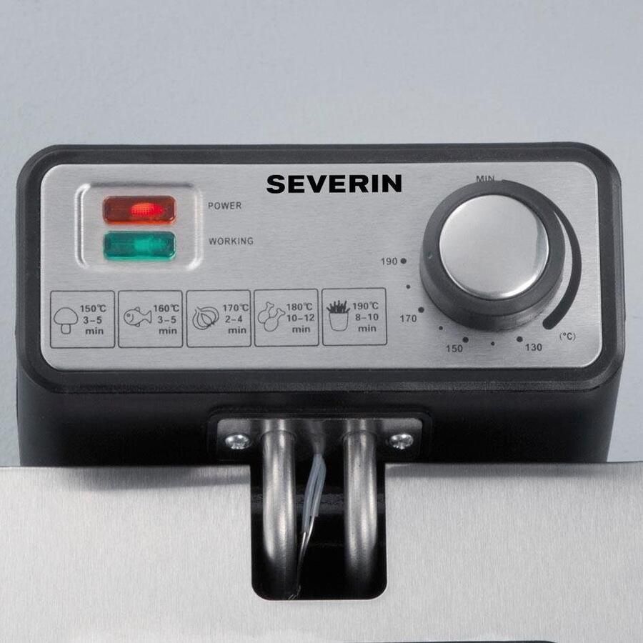 Severin FR 2431 Frituurpan 3L 2000W Geschikt voor vaatwasser - Foto 4