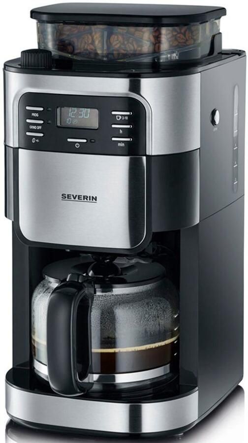 Severin Koffiezetapparaat met bonenmaler KA 4810 1 l Maalgraad en koffiehoeveelheid individueel instelbaar - Foto 5