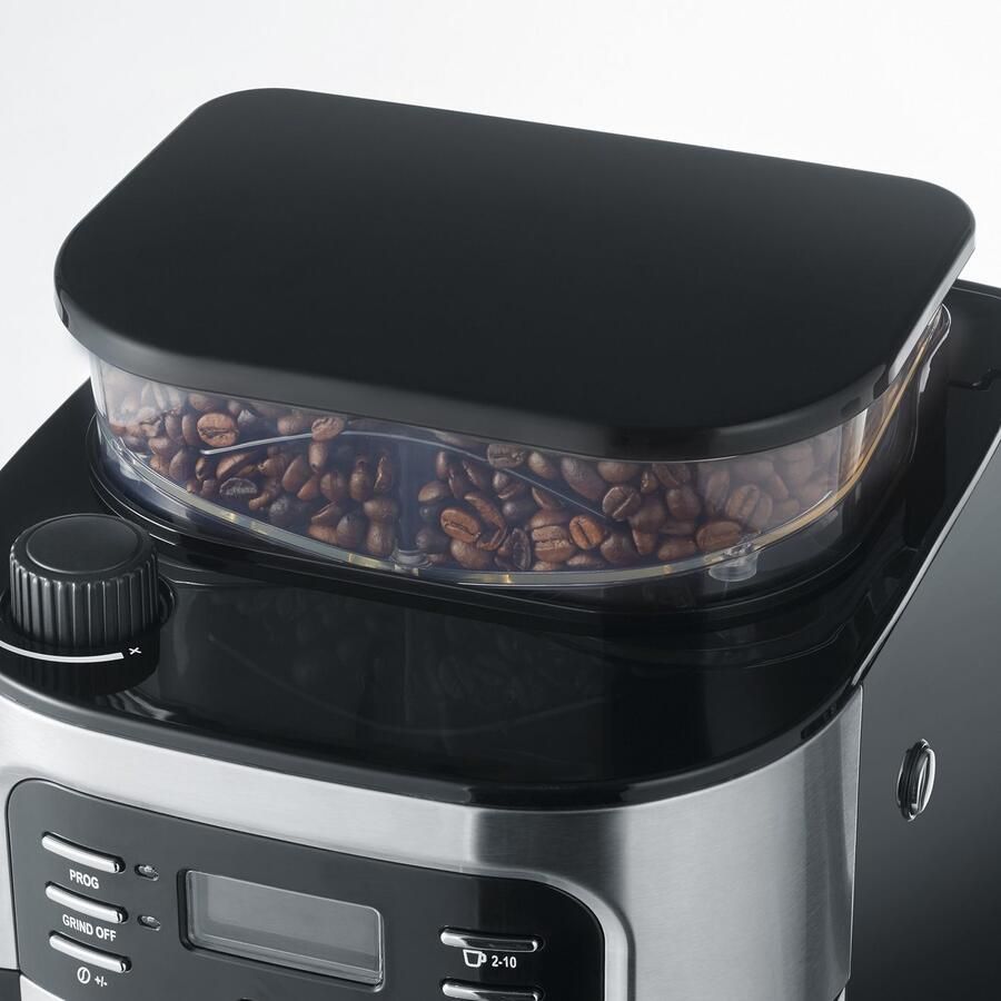 Severin Koffiezetapparaat met bonenmaler KA 4810 1 l Maalgraad en koffiehoeveelheid individueel instelbaar