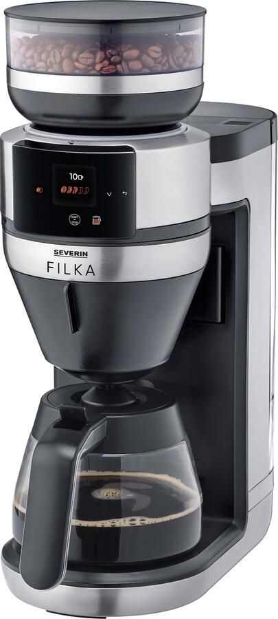 Severin Koffiezetapparaat met bonenmaler KA 4852 FILKA (2e generatie) Filterkoffie-volautomaat 1 l - Foto 5