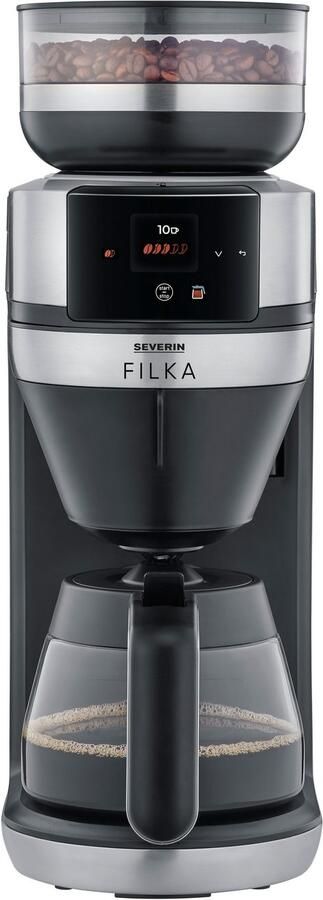 Severin Koffiezetapparaat met bonenmaler KA 4852 FILKA (2e generatie) Filterkoffie-volautomaat 1 l - Foto 4