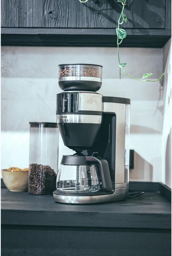 Severin Koffiezetapparaat met bonenmaler KA 4852 FILKA (2e generatie) Filterkoffie-volautomaat 1 l - Foto 2