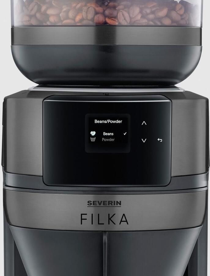 Severin Koffiezetapparaat met bonenmaler KA 4854 FILKA (2e generatie) Filterkoffie-volautomaat 1 4 l - Foto 2