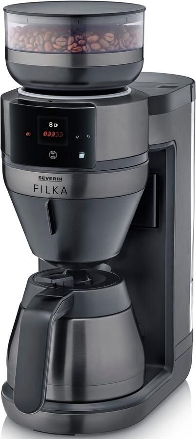Severin Koffiezetapparaat met bonenmaler KA 4855 FILKA (2e generatie) Filterkoffie-volautomaat 1 l - Foto 2