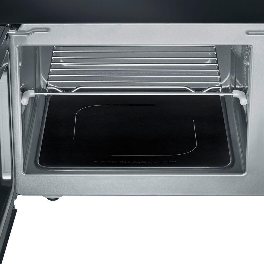 Severin MW 7762 Vrijstaande Solo Magnetron met grill Keramische bodem Zwart - Foto 2