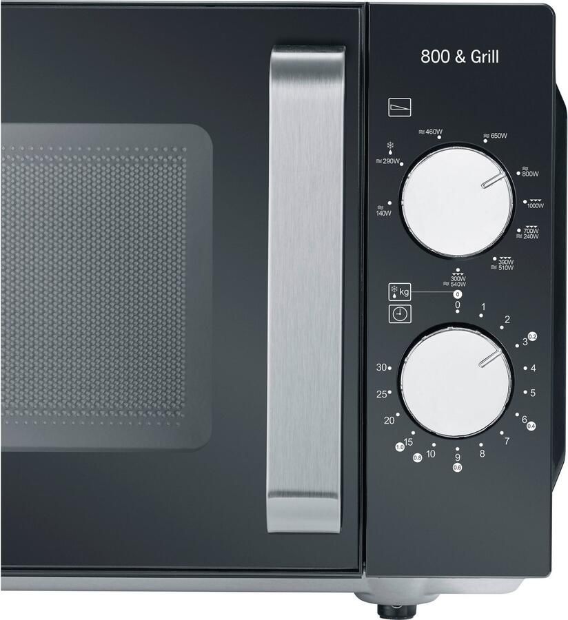 Severin MW 7762 Vrijstaande Solo Magnetron met grill Keramische bodem Zwart - Foto 4