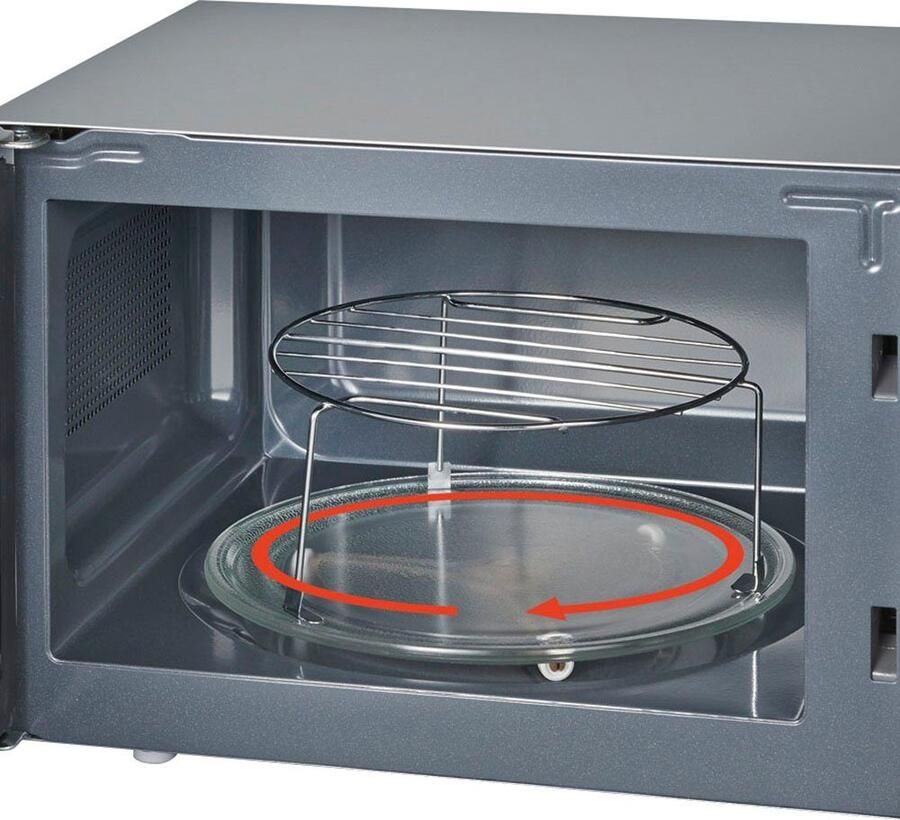 Severin Magnetron MW 7773 met grill- en heteluchtfunctie 3-in-1 10 vermogensniveaus en 9 automatische kookprogramma's - Foto 2