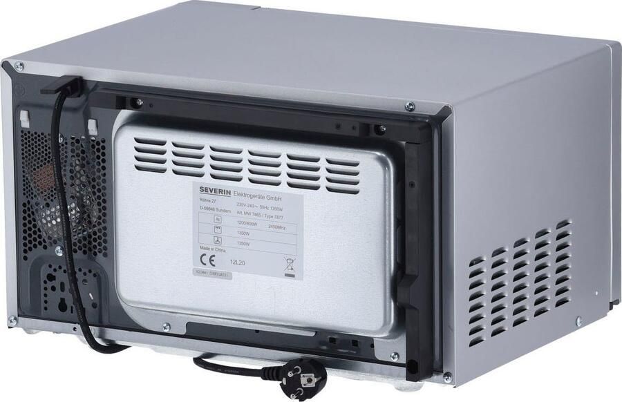 Severin Magnetron MW 7773 met grill- en heteluchtfunctie 3-in-1 10 vermogensniveaus en 9 automatische kookprogramma's - Foto 6