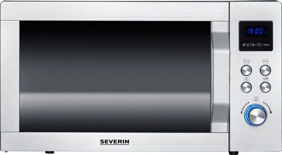 Severin MW 7777 Combi-magnetron vrijstaand -25L met vlakke keramische bodem zonder draaiplateau RVS- 230 °C - Foto 11
