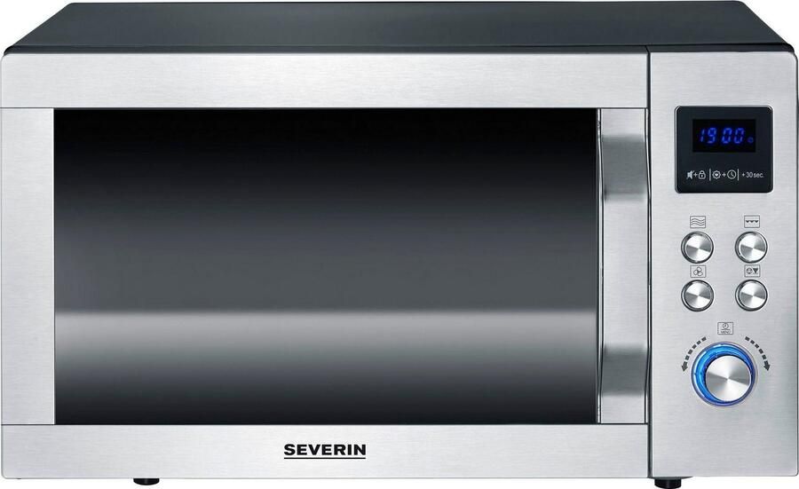 Severin MW 7777 Combi-magnetron vrijstaand -25L met vlakke keramische bodem zonder draaiplateau RVS- 230 °C - Foto 10
