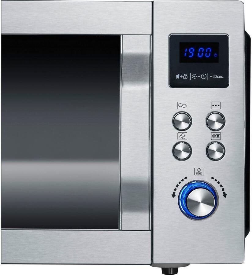 Severin MW 7777 Combi-magnetron vrijstaand -25L met vlakke keramische bodem zonder draaiplateau RVS- 230 °C - Foto 2