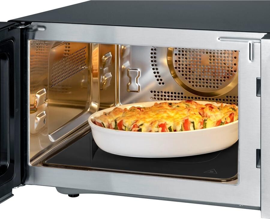 Severin MW 7777 Combi-magnetron vrijstaand -25L met vlakke keramische bodem zonder draaiplateau RVS- 230 °C - Foto 4