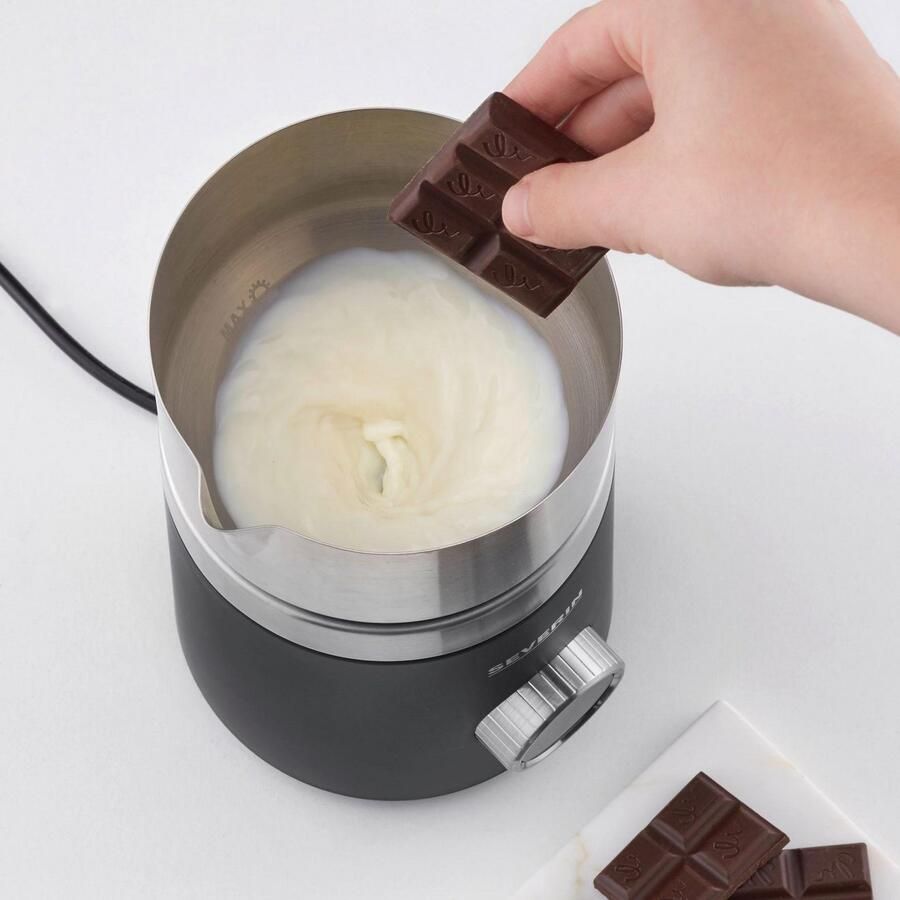Severin SM 3587 Spuma 700 Plus Inductie melkopschuimer – 700 ml – PFAS-vrij 13 Programma s – OLED-display Geschikt voor vegan melksoorten - Foto 6