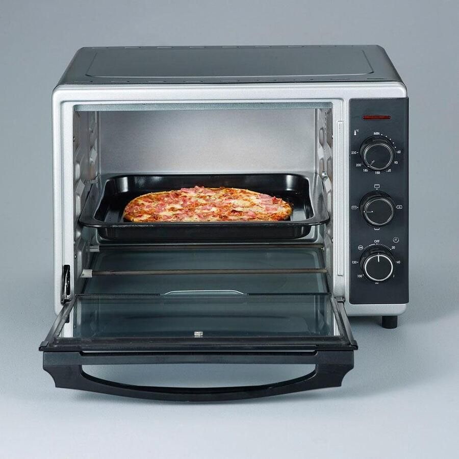 Severin Mini-oven TO 2056 Luchtcirculatie boven- en onderwarmte afzonderlijk of gecombineerd schakelbaar - Foto 4
