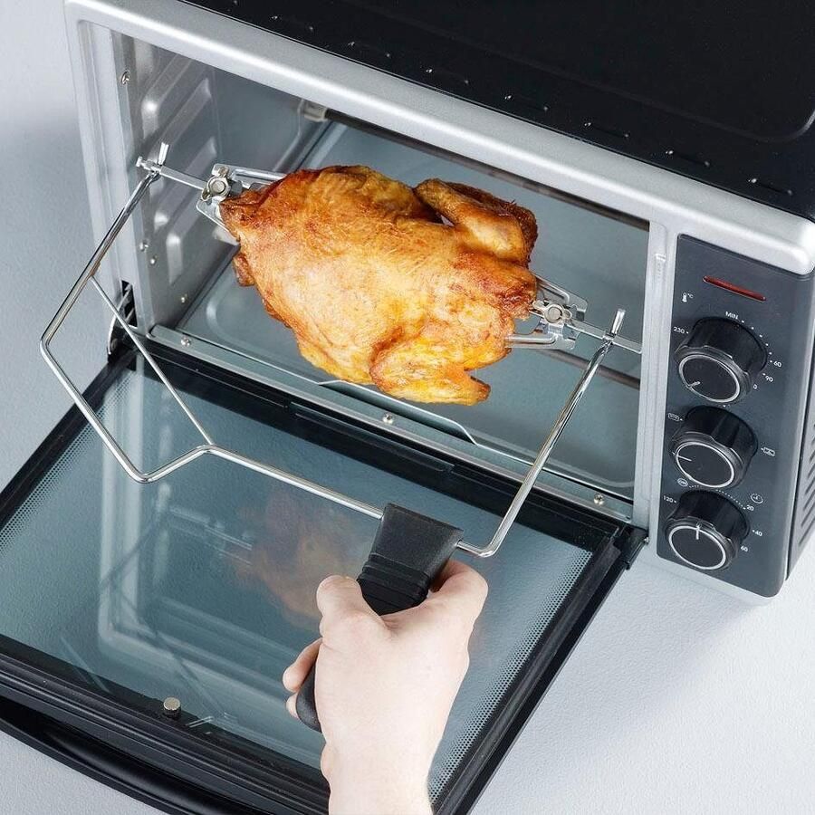 Severin Mini-oven TO 2056 Luchtcirculatie boven- en onderwarmte afzonderlijk of gecombineerd schakelbaar - Foto 5