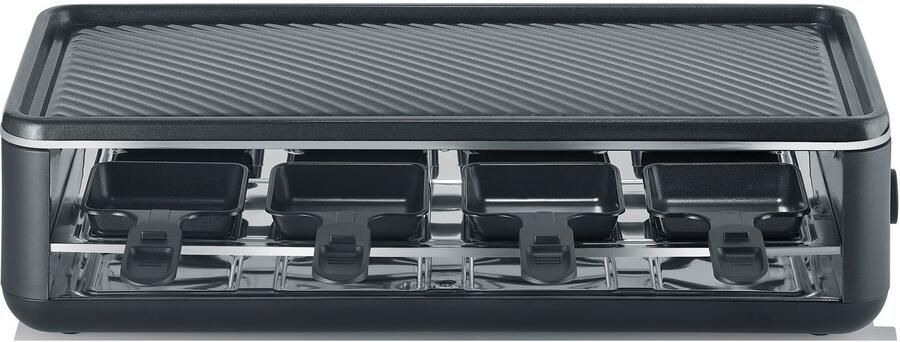 Severin RG 2365 Black Line gourmetstel PFAS vrije baklaag 8 personen temperatuurinstelling vaatwasserbestendig 8 pannetjes met parkeerfunctie - Foto 6