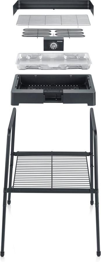 Severin Staande barbecue PG 8566 Elektrische grill met grillrooster als staande- of tafelgrill bruikbaar - Foto 8