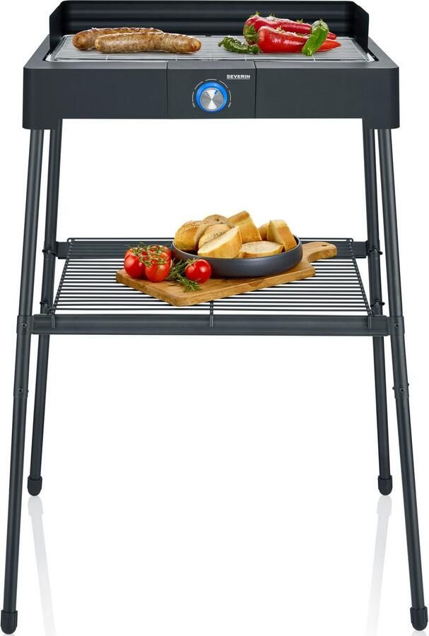 Severin Staande barbecue PG 8566 Elektrische grill met grillrooster als staande- of tafelgrill bruikbaar - Foto 6