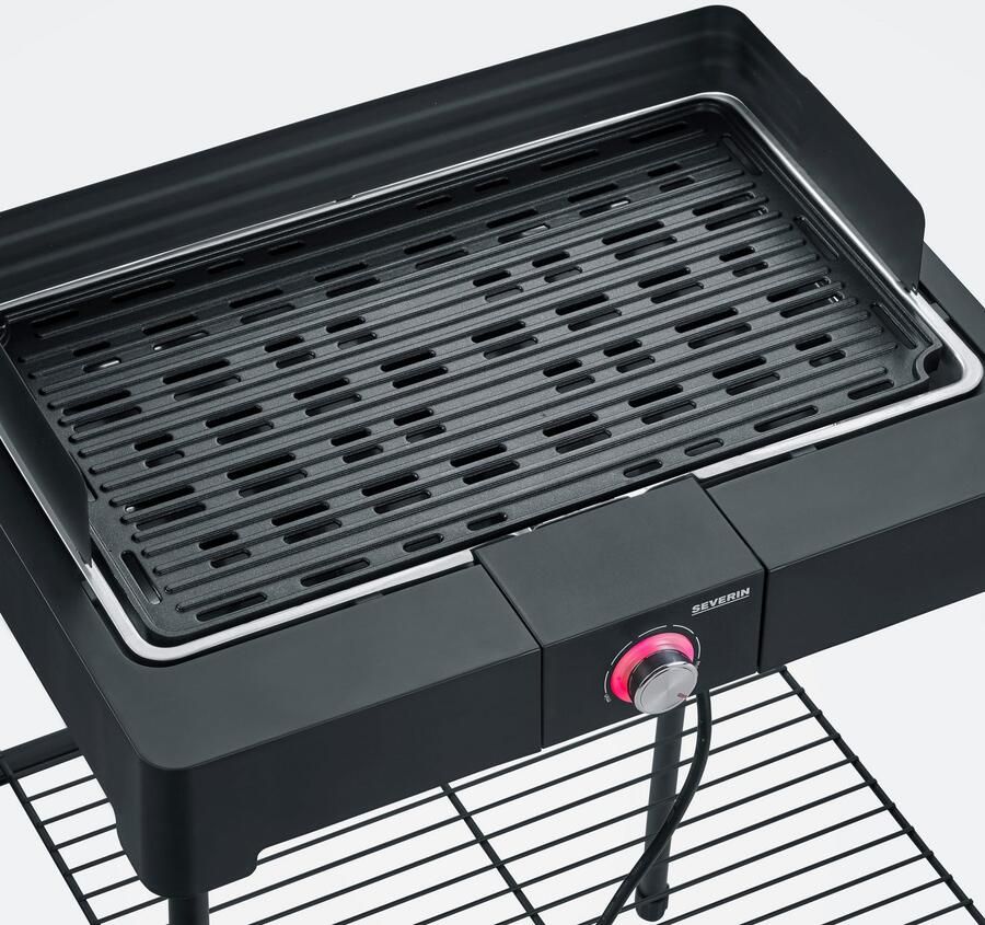 Severin Staande barbecue PG 8568 Elektrische grill met grillplaat als staande- of tafelgrill bruikbaar - Foto 4