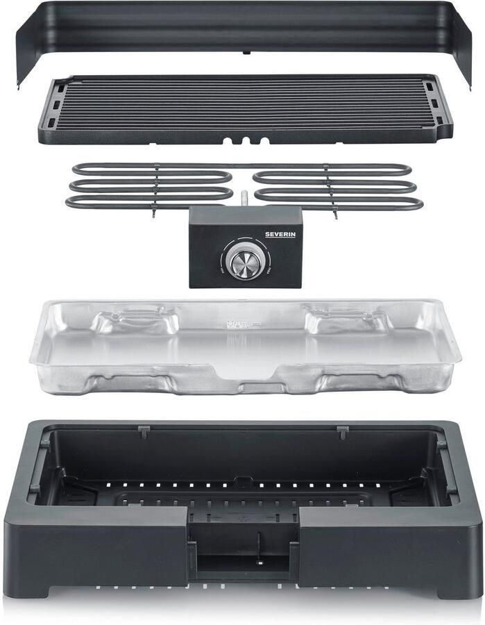 Severin Tafelgrill PG 8567 Elektrische grill met plaat - Foto 6