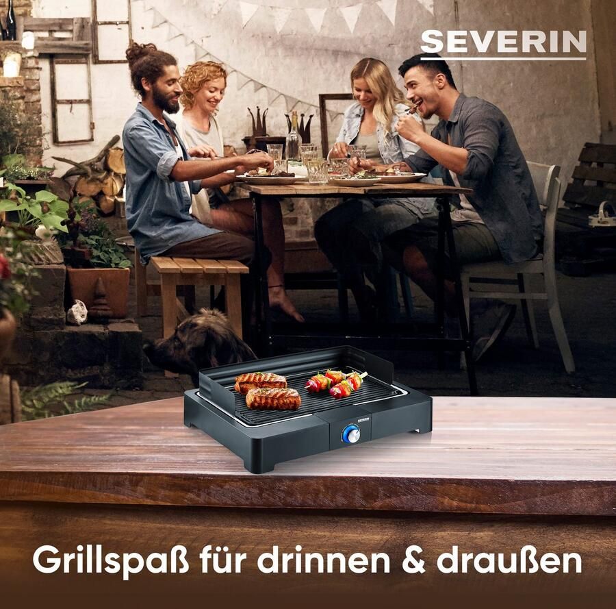 Severin Tafelgrill PG 8567 Elektrische grill met plaat - Foto 4