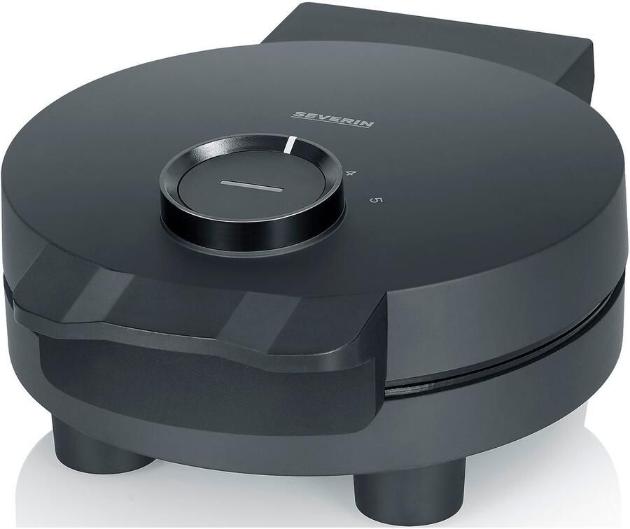 Severin WA 2116 Wafelijzer Black Line ca. 1000 W wafels in hartjesvorm ruimtebesparend slank ontwerp ideaal voor kleine woningen - Foto 2