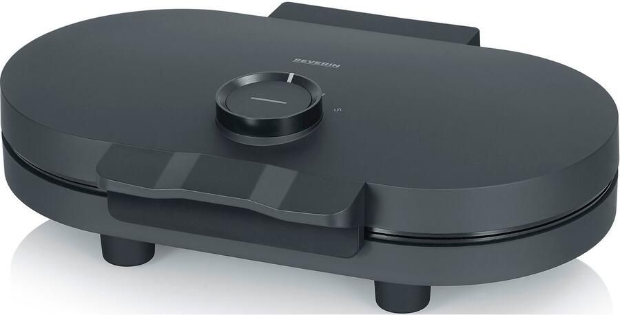 Severin WA 2118 Duo Wafelijzer Black Line ca. 1.200W PFAS-vrije coating op de bakplaten stijlvol en mat design - Foto 9