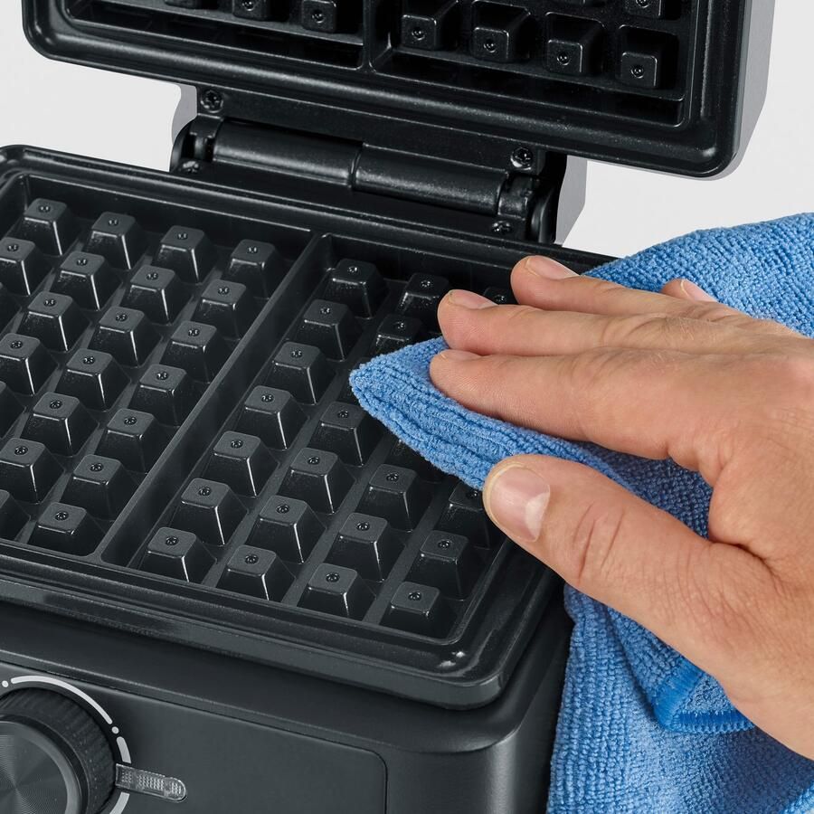Severin WA 2125 Belgisch wafelijzer ca. 1.600 W PFAS-vrije keramische coating van de bakplaten wafels in minder dan 3 minuten