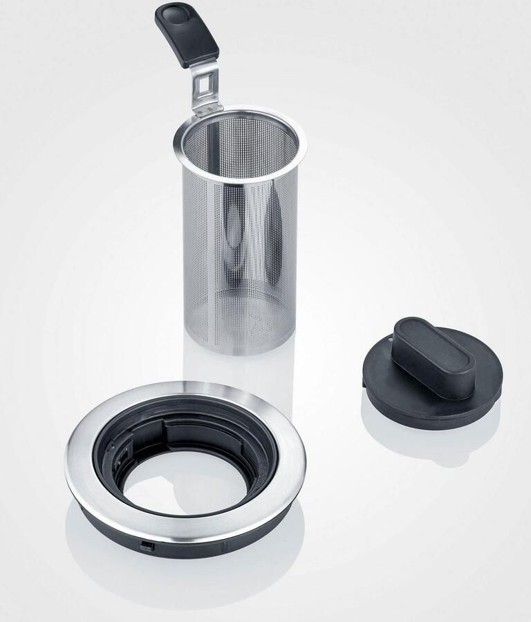 Severin Water en thee koker WK 3473 1 l tot 1 l water of 0 75 l thee met theezeef inclusief 5 theeprogramma's - Foto 5