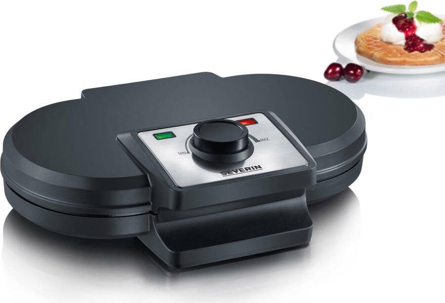 Severin Wafelijzer WA 2106 Dubbele wafelplaat inclusief controlelampje instelbare temperatuurregelaar - Foto 2