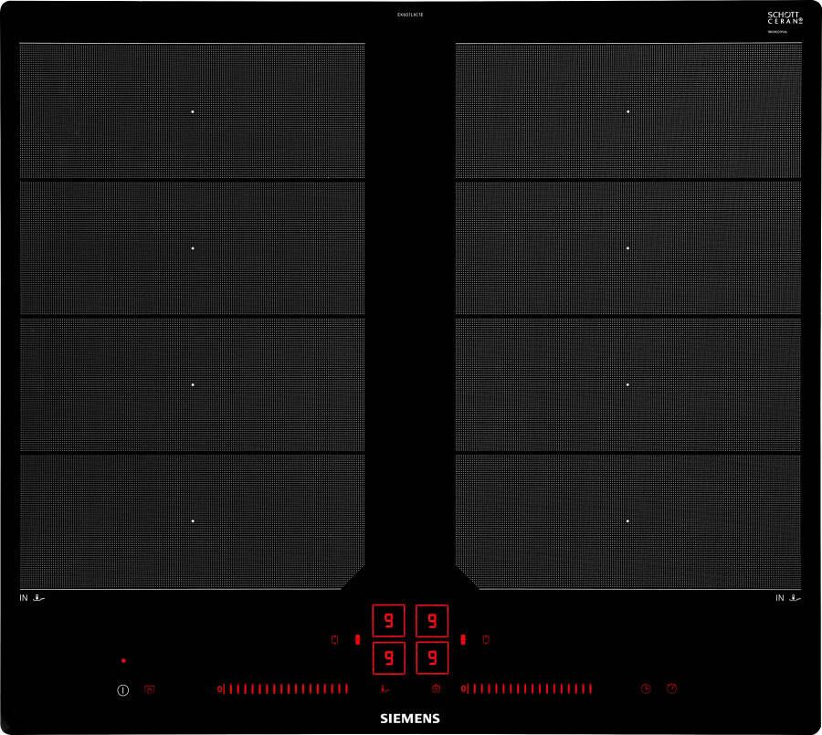SIEMENS Flex-inductiekookplaat van SCHOTT CERAN EX601LXC1E met powermove plus