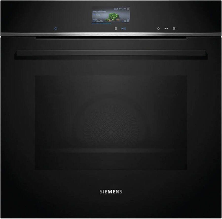 Siemens HS736G3B1 iQ700 Inbouw Stoomoven 60 cm – 71L – FullSteam Plus – Air Fry – Home Connect – Zwart