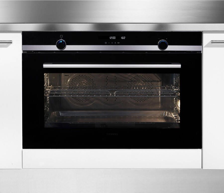 Siemens geïntegreerde multifunctionele oven 112l 90cm met roestvrijstalen pyrolyse vb578d0s0 - Foto 2