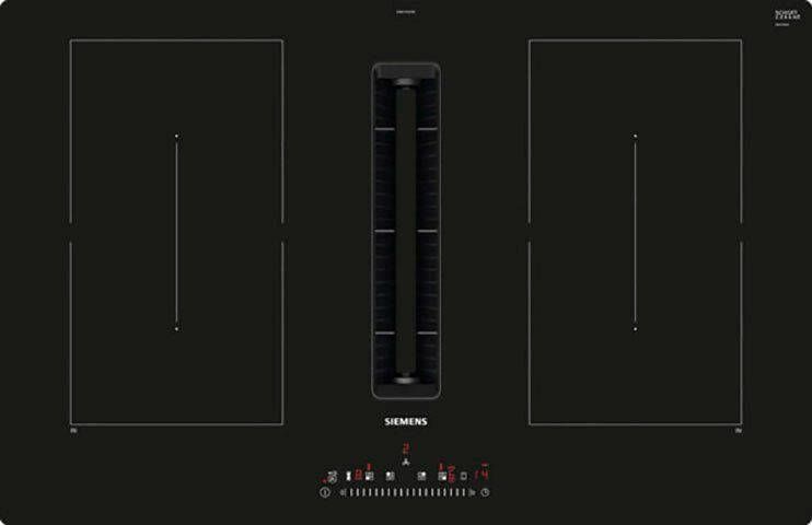 Siemens iQ500 ED811FQ15E kookplaat Zwart Ingebouwd 80 cm Inductiekookplaat zones 4 zone(s) Inbouw afzuigkap - Foto 3