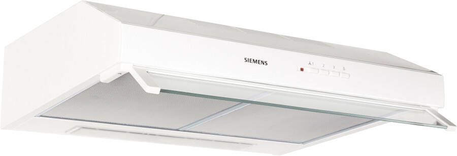 Siemens LU63LCC50 iQ100 Afzuigkap Onderbouw afzuigkap 60 cm Wit