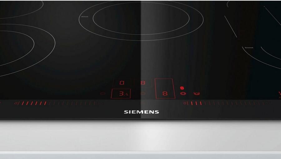 SIEMENS Elektrische kookplaat van SCHOTT CERAN ET875LMP1D 20 % meer vermogen bij het opwarmen dankzij powerboost-functie - Foto 7