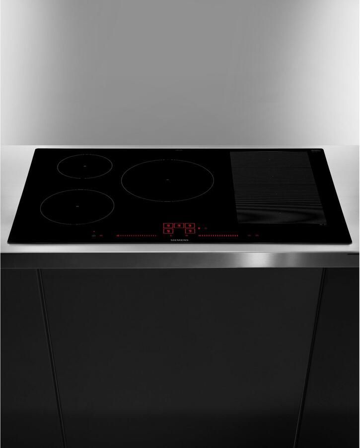 SIEMENS Flex-inductiekookplaat van SCHOTT CERAN EX801LVC1E met powermove plus