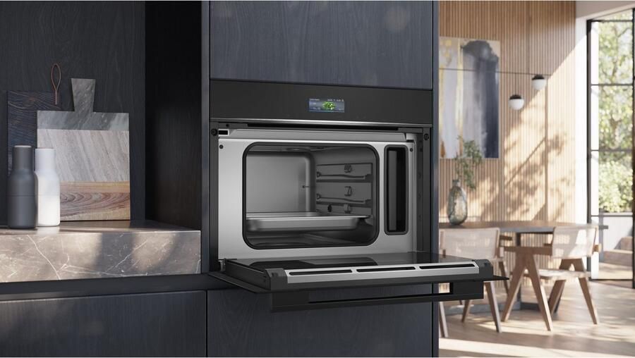 Siemens CD714GXB1 Inbouw stoomoven 45 cm Zwart FullSteam - Foto 4