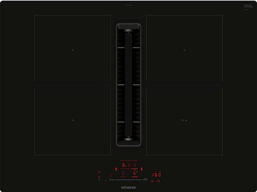 SIEMENS Kookplaat met afzuigkap ED711HQ26E met vlak kanaal (set) - Foto 8