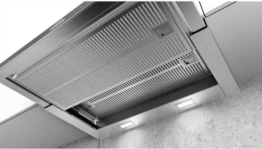 Siemens iQ700 LI67SA671 Afzuigkap Semi-inbouw (uittrekbaar) Zwart Roestvrijstaal 717 m³ uur A - Foto 5