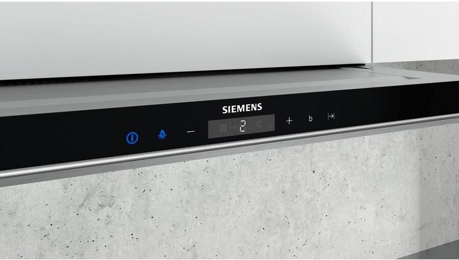 Siemens iQ700 LI67SA671 Afzuigkap Semi-inbouw (uittrekbaar) Zwart Roestvrijstaal 717 m³ uur A - Foto 6